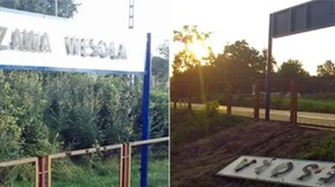 Zamontowali nową tablicę, o starej zapomnieli