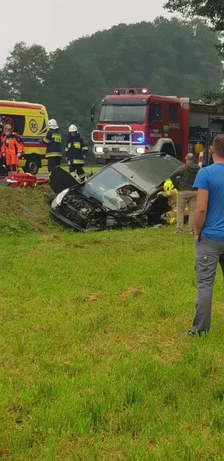 Wypadek w miejscowości Wach