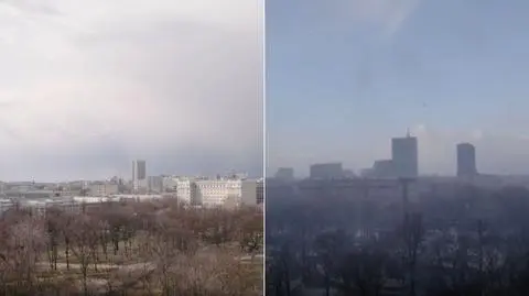 Słońce, a tu nagle śnieg. Muranów w oku kamery