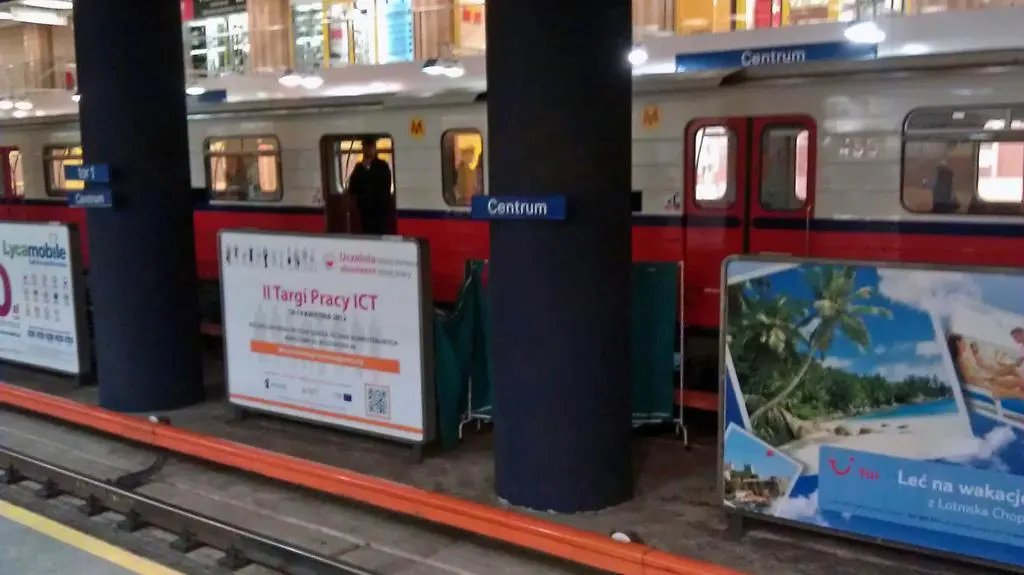 Wypadek na stacji Centrum