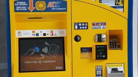 Bilet na pociąg kupisz w miejskich biletomatach