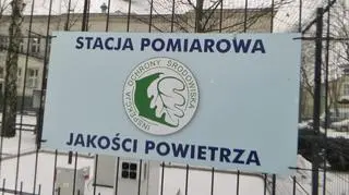 Stacja pomiaru jakości powietrza przy Bajkowej