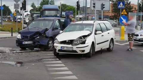 Wypadek na Łodygowej 