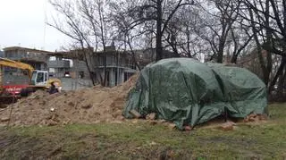 Budowa u zbiegu Krasińskiego i Elbląskiej