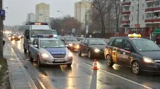 Potrącenie na Gocławiu