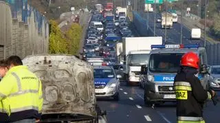 Pożar w al. Prymasa Tysiąclecia