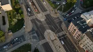 Skrzyżowanie Grochowskiej z Podskarbińską i Grenadierów