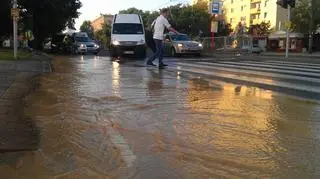 Awaria wodociągowa w Śródmieściu