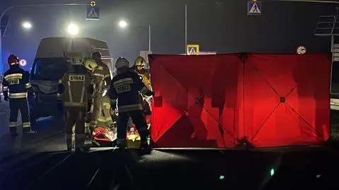 Kierowca auta dostawczego potrącił pieszego na krajowej "7"