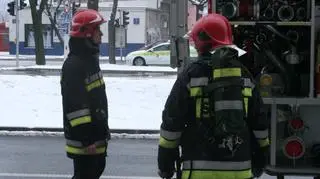 Pożar kamienicy na Pradze Południe