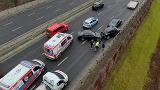 Wypadek na Wale Miedzeszyńskim