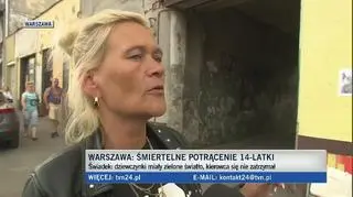 Świadek wypadku na Targowej