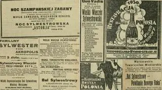 Sylwestrowe reklamy z 1929 roku