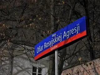 Aleja Ofiar Rosyjskiej Agresji przy ambasadzie Rosji