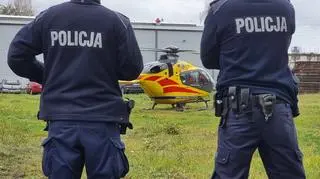 Helikopter Lotniczego Pogotowia Ratunkowego lądował w Karczewie