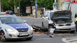 Wypadek na rogu Stawki i Jana Pawła II