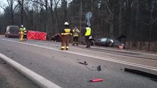 Śmiertelny wypadek na wojewódzkiej "631" w Markach