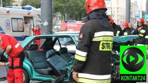 Wypadek w al. Solidarności Jedna osoba nie żyje
