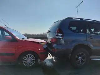 Zderzenie kilku aut na moście Łazienkowskim 