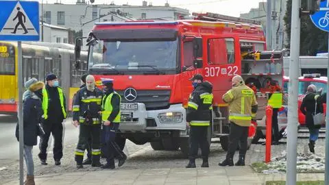 Wóz strażacki potrącił pieszą