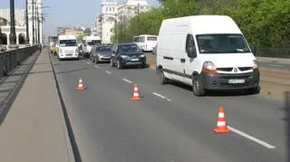 Wypadek na moście Poniatowskiego