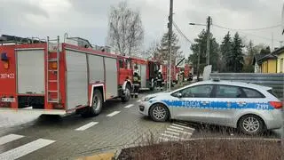 Pożar wybuchł w domu jednorodzinnym