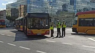 Zderzenie samochodu z autobusem