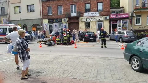 Wypadek w Pruszkowie. Nie żyje motocyklista