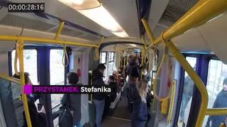 Przejazd tramwajem linii numer 2