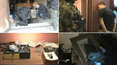 Policja rozbiła gang brutalnych włamywaczy. Zobacz film z akcji