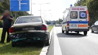 Wypadek na ul. Pułkowej 