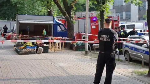 Smród nad stoiskiem z warzywami. Oblała kwasem rekwirowany towar