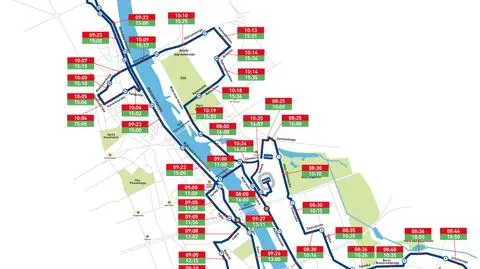 Takiej mapy maratonu chcieliście: zamknięte ulice godzina po godzinie