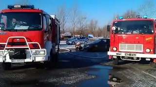 Pożar na bazarku