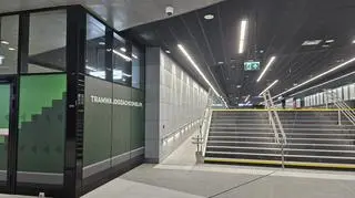 Tramwajowa część przejścia podziemnego na Dw. Zachodnim gotowa