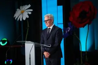 Marek Kołcon podczas gali finałowej Nagrody POLIN 2025