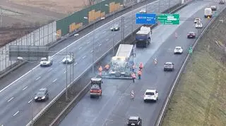 Prace drogowe na trasie S8