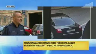 "Policjant ma poważne obrażenia"