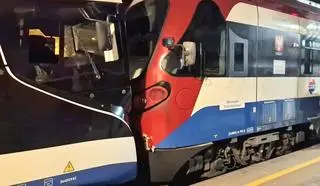 Zderzenie dwóch pociągów WKD