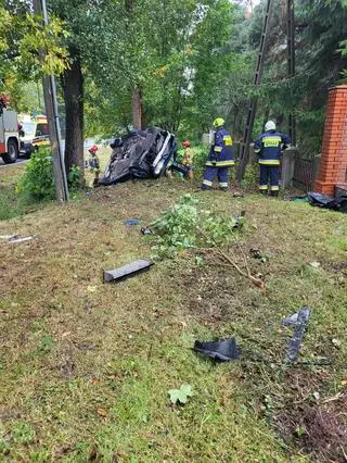 Wypadek w miejscowości Kamion