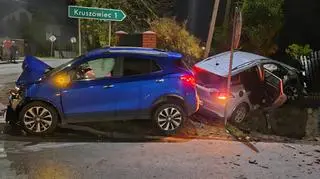 Wypadek w miejscowości Glinianka