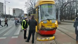 Zderzenie tramwajów na Marszałkowskiej 