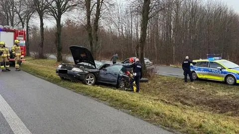 Podczas ucieczki 51-latek rozbił swoje auto