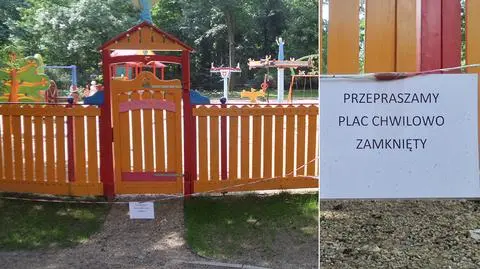 Plac zabaw: zbudowali i zamknęli. "Nieprzewidziane okoliczności"