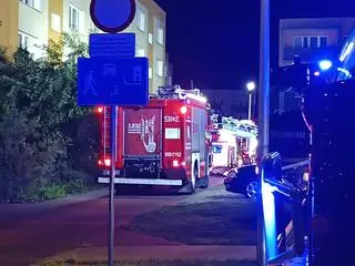 Pożar mieszkania w Nowym Dworze Mazowieckim 