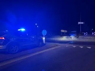 Pijany kierowca wjechał w rondo 