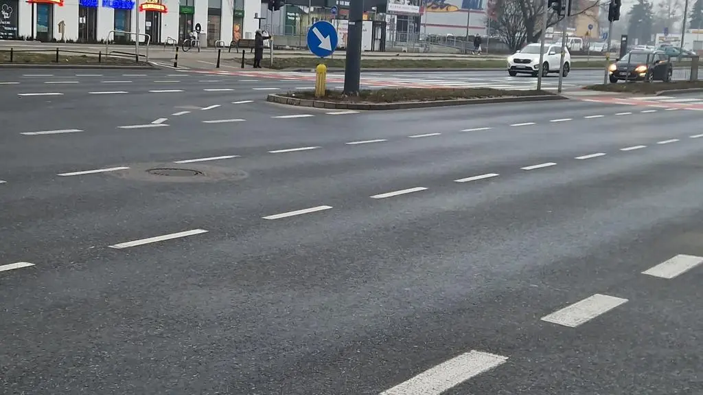 Ślisko na ulicy 