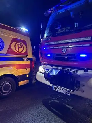 The fire brigade intervened on site 