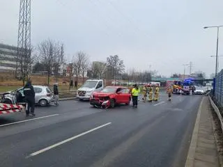 Zderzenie w alei Prymasa Tysiąclecia 