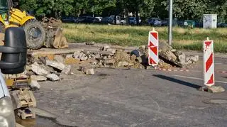 Awaria wodociągowa w alei Wilanowskiej 